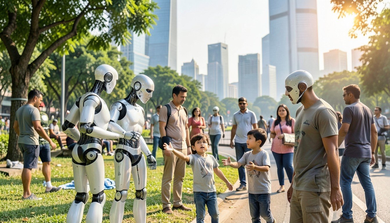humanoid robot park